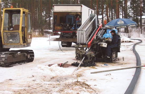 Installation of a transfer sewer, Siltakylä / Pyhtää